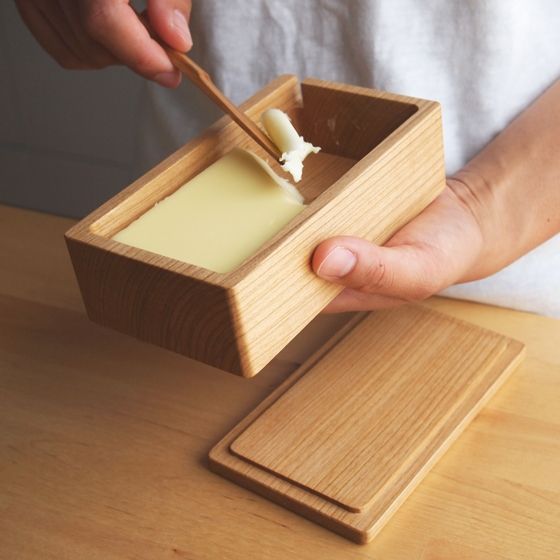 Wooden box for Butter