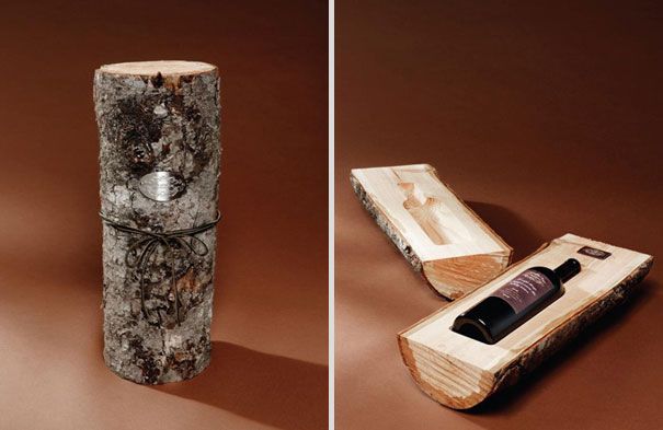 wooden box packaging for wine bottles